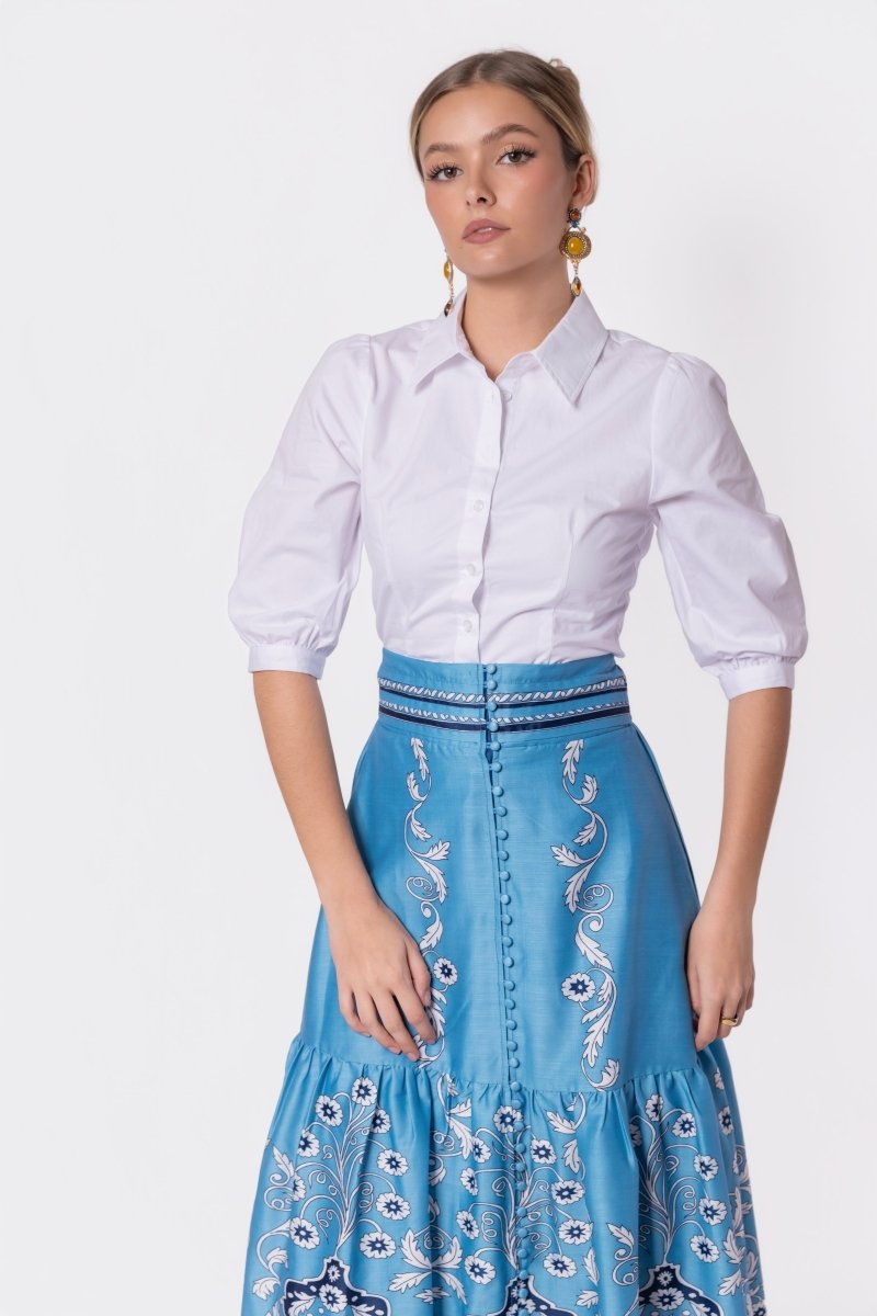 Pia Top (White) - Top - Yakira Bella