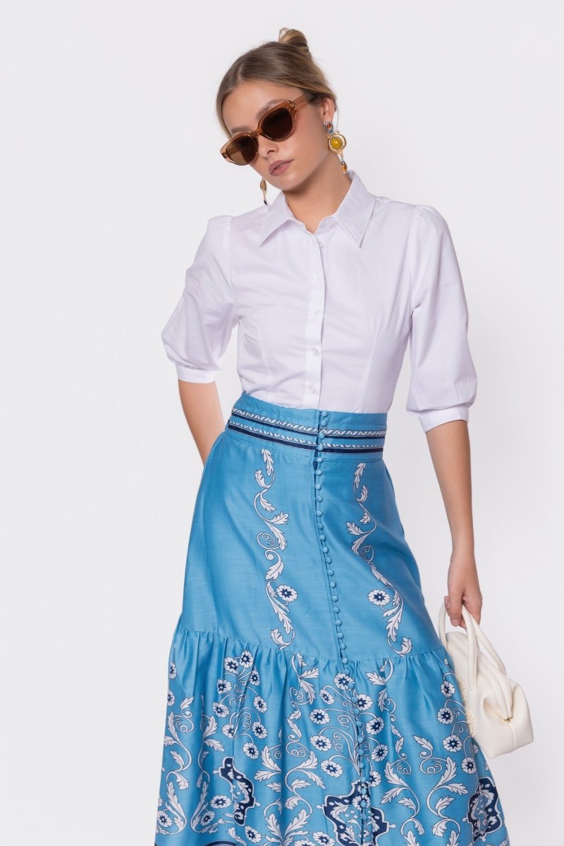 Pia Top (White) - Top - Yakira Bella