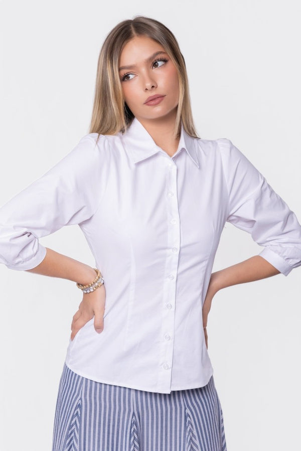 Pia Top (White) - Top - Yakira Bella