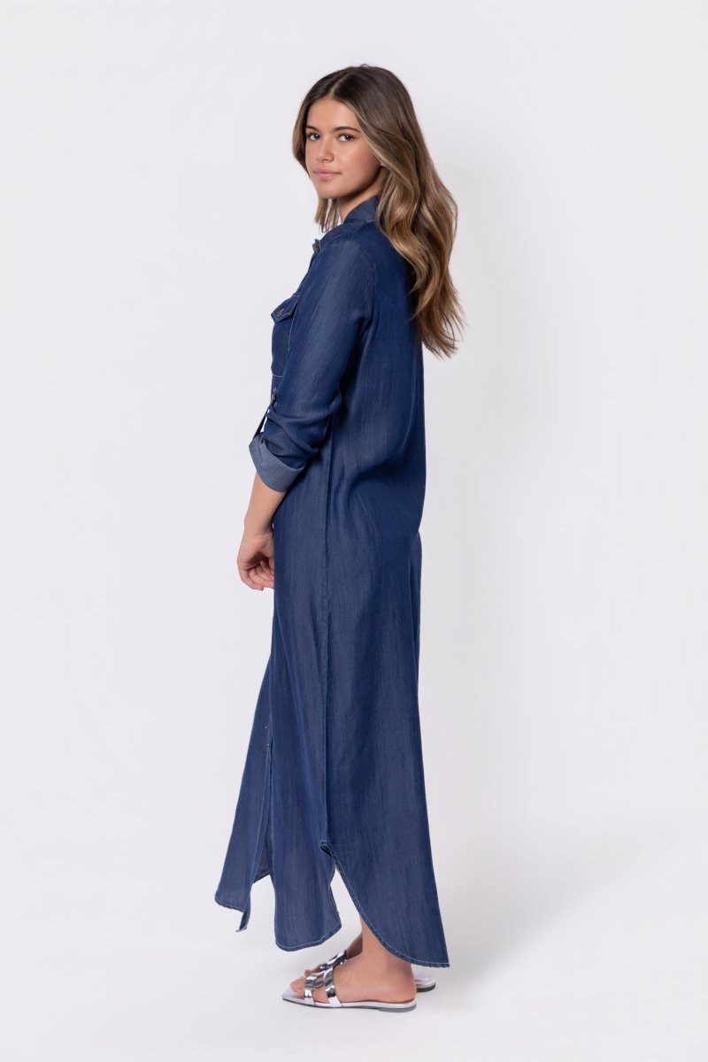 Piper Dress (Blue) - Dress - Yakira Bella