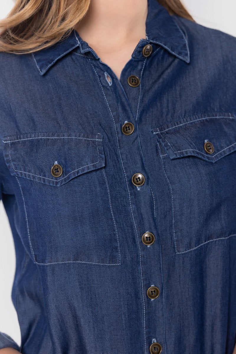 Piper Dress (Blue) - Dress - Yakira Bella