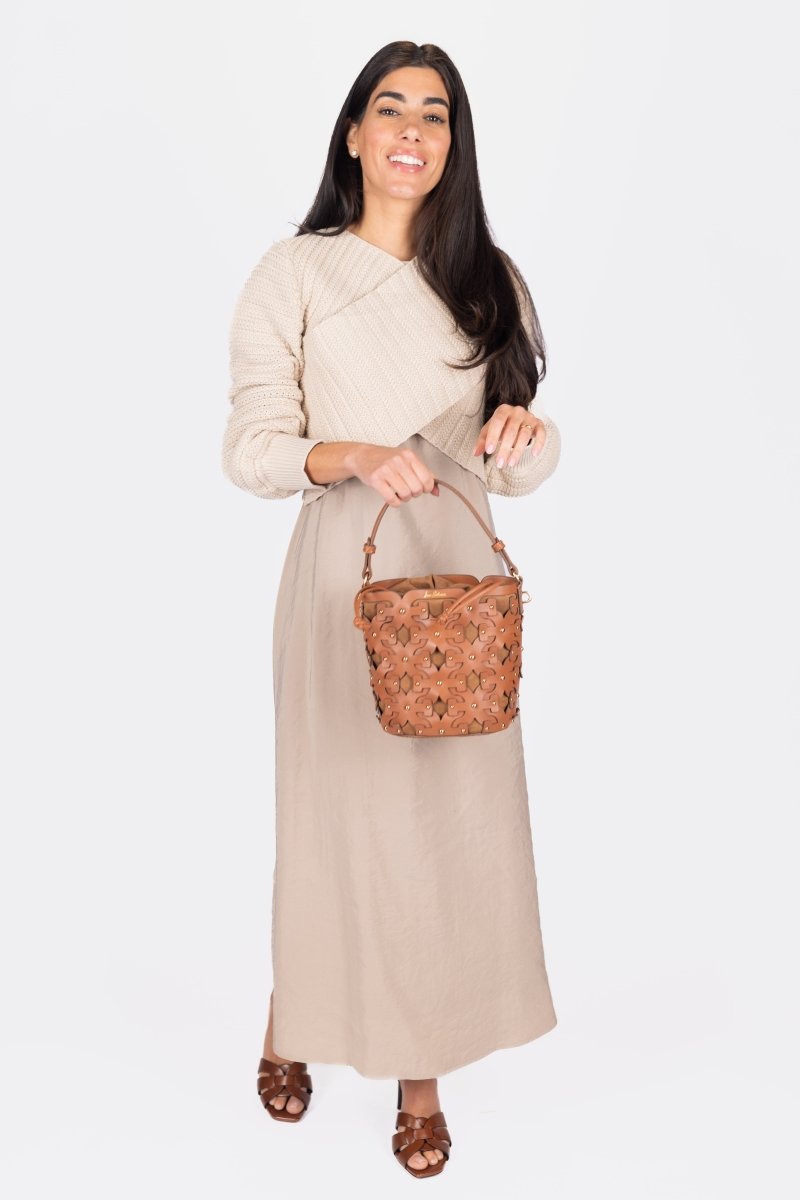 PRISCILLA TOP (BEIGE) - Top - Yakira Bella