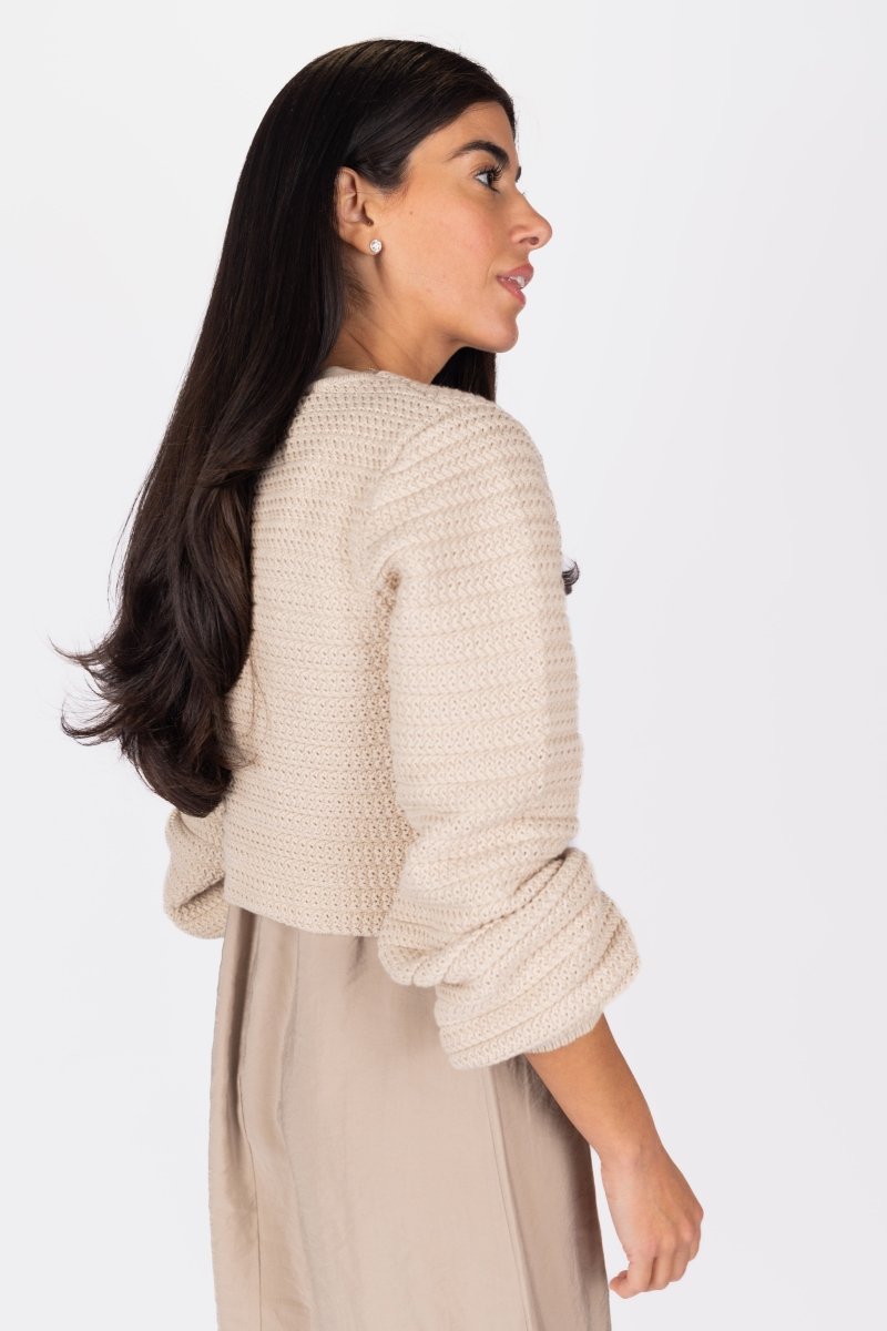PRISCILLA TOP (BEIGE) - Top - Yakira Bella