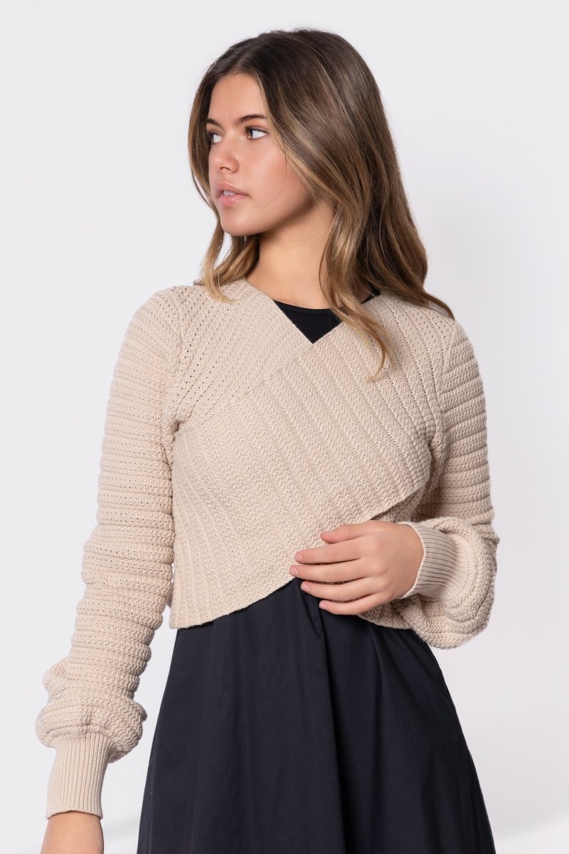 Priscilla Top (Beige) - Top - Yakira Bella