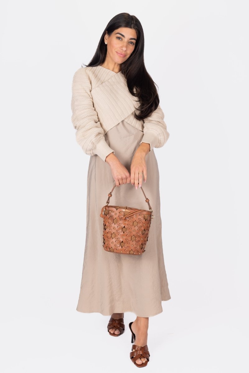 PRISCILLA TOP (BEIGE) - Top - Yakira Bella