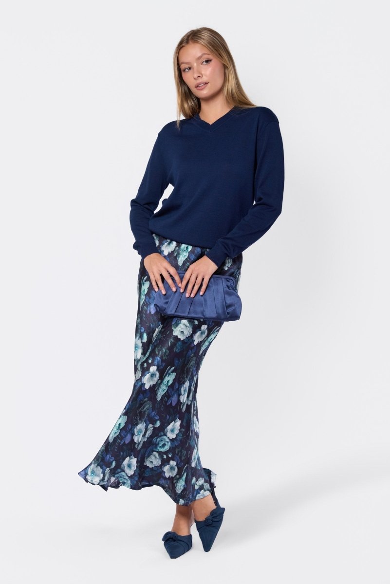 Priya Top (Teal Navy) - Top - Yakira Bella