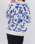 PULLOVER SWEATER (BLUE PATTERN) - Top - Yakira Bella