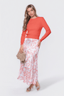 Rachel Skirt (Ivory Flower) - Skirt - Yakira Bella