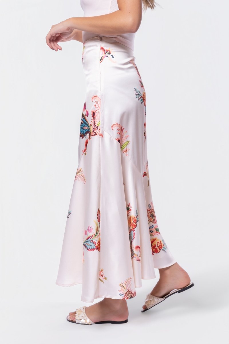 Rachel Skirt (Ivory Pattern) - Skirt - Yakira Bella