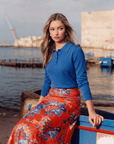 Rachel Skirt (Red/Blue) - Skirt - Yakira Bella