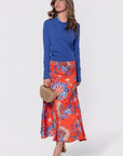 Rachel Skirt (Red/Blue) - Skirt - Yakira Bella