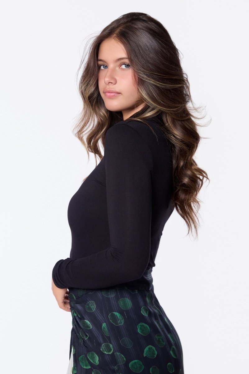 Ray Top (Black) - Top - Yakira Bella