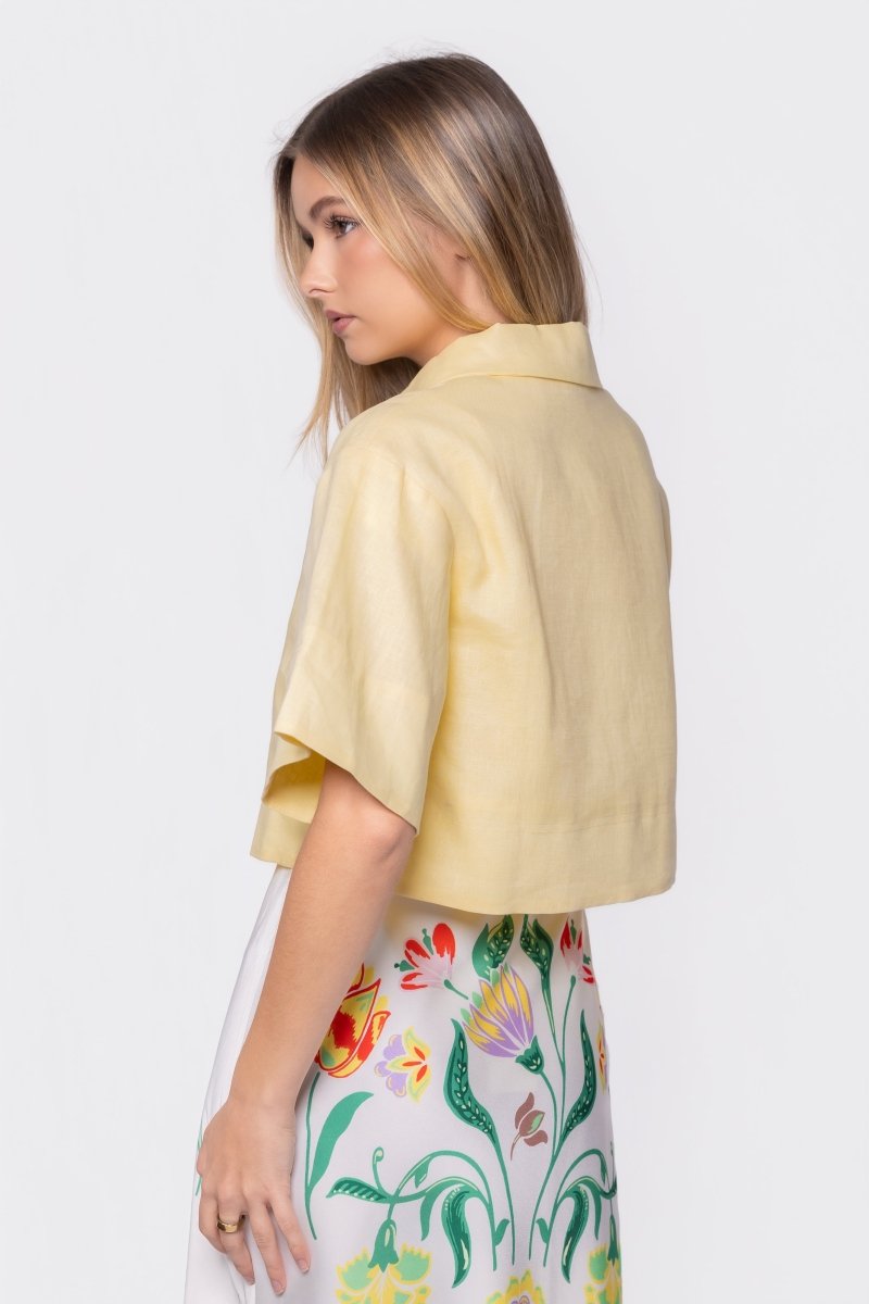 Raya Top (Butter Yellow) - Top - Yakira Bella