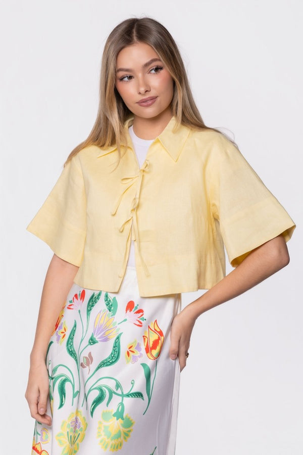 Raya Top (Butter Yellow) - Top - Yakira Bella