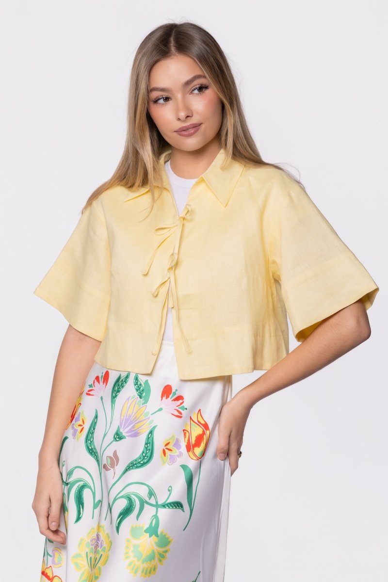 Raya Top (Butter Yellow) - Top - Yakira Bella