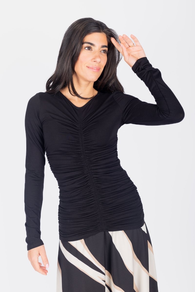 RAYMI TOP (Black) - Top - Yakira Bella