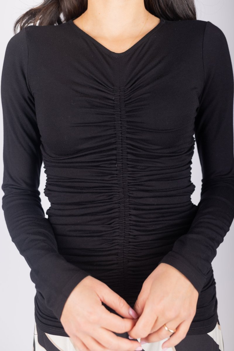 RAYMI TOP (Black) - Top - Yakira Bella