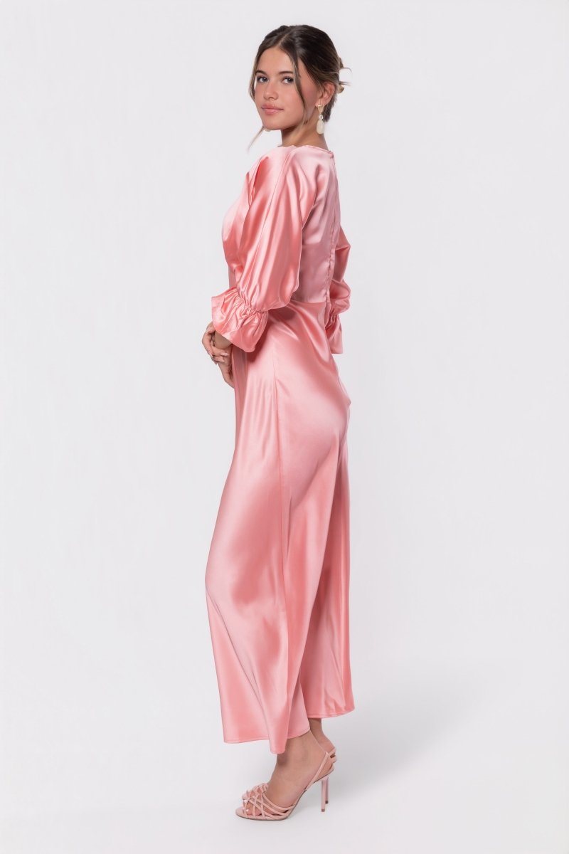 Rebecca Dress (Pink) - Dress - Yakira Bella