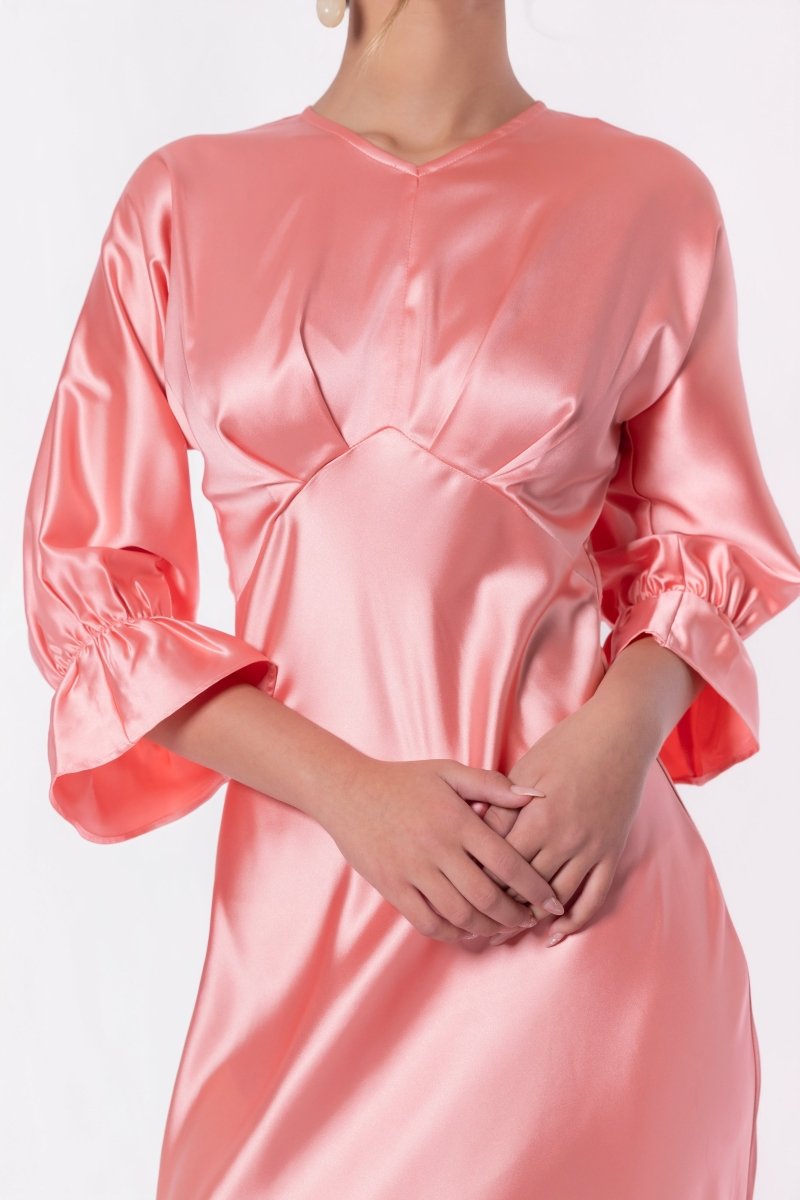rebecca taylor hot pink dress rebecca taylor long sleeve pointelle dress Rebecca Taylor Women's Taryn Knit Maxi Dress