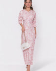 Rebecca Dress (Pink Pattern) - Dress - Yakira Bella