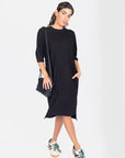 REESE DRESS (BLACK) 37" - Dress - Yakira Bella