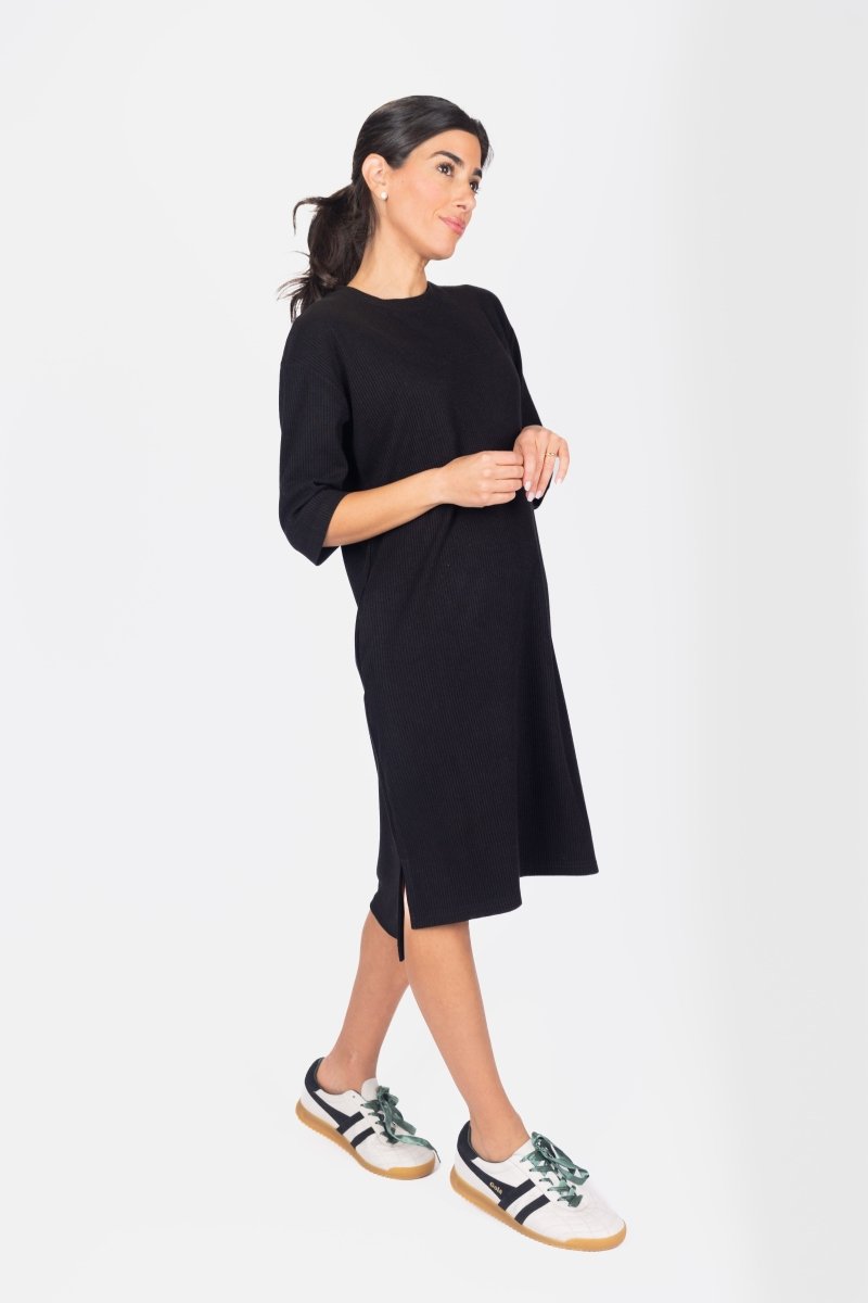 REESE DRESS (BLACK) 37" - Dress - Yakira Bella