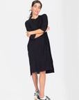 REESE DRESS (BLACK) 37" - Dress - Yakira Bella