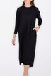 Reese Dress Long Sleeve (Black)