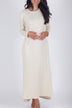 Reese Dress Long Sleeve (Ivory)