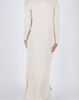 REESE DRESS LONG SLEEVE (IVORY) - Dress - Yakira Bella