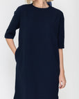 REESE DRESS (NAVY) 37" - Dress - Yakira Bella