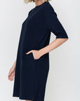 REESE DRESS (NAVY) 37" - Dress - Yakira Bella