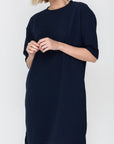 REESE DRESS (NAVY) 37" - Dress - Yakira Bella