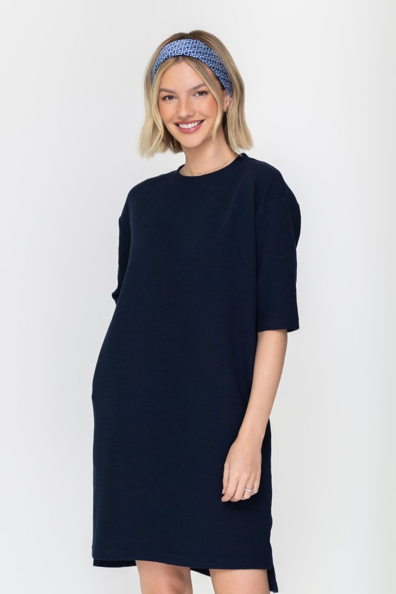 REESE DRESS (NAVY) 37" - Dress - Yakira Bella