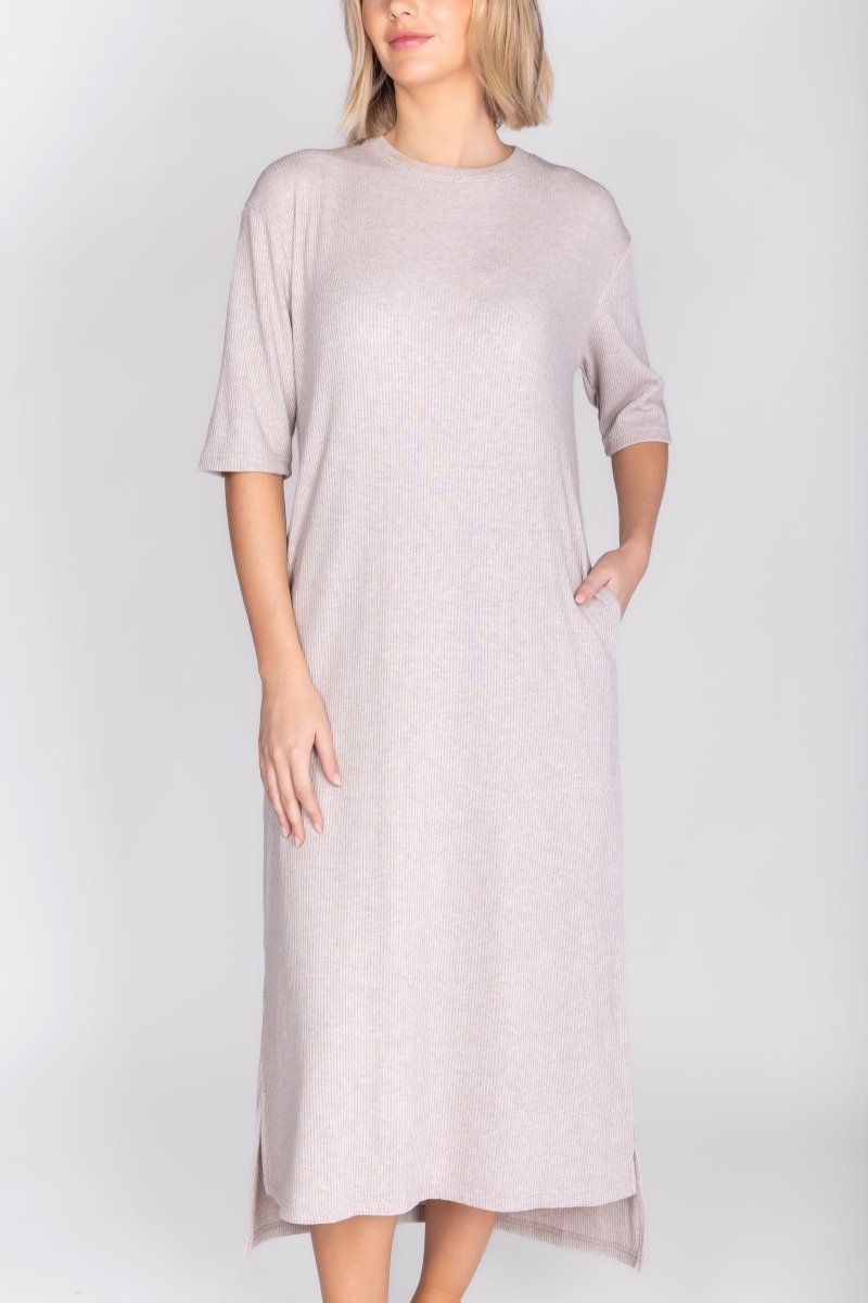 REESE DRESS (STONE) - Dress - Yakira Bella