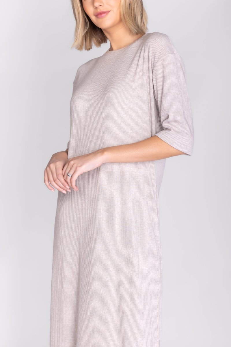 REESE DRESS (STONE) - Dress - Yakira Bella