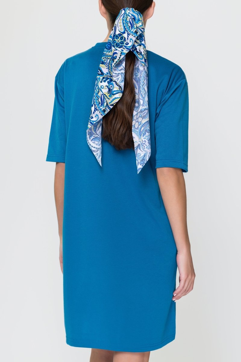 REESE DRESS (TEAL) 37" - Dress - Yakira Bella