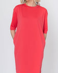 REESE DRESS (WATERMELON) 37" - Dress - Yakira Bella