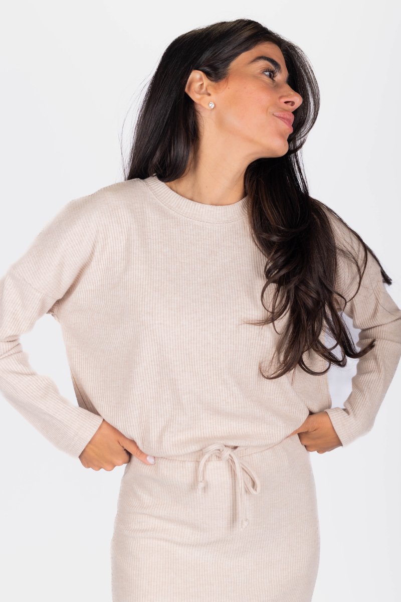 Reese Shirt (Beige) - Top - Yakira Bella
