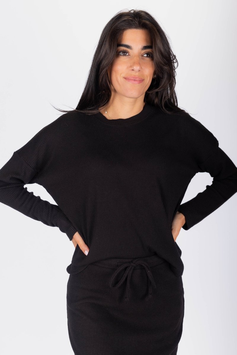Reese Shirt (Black) - Top - Yakira Bella