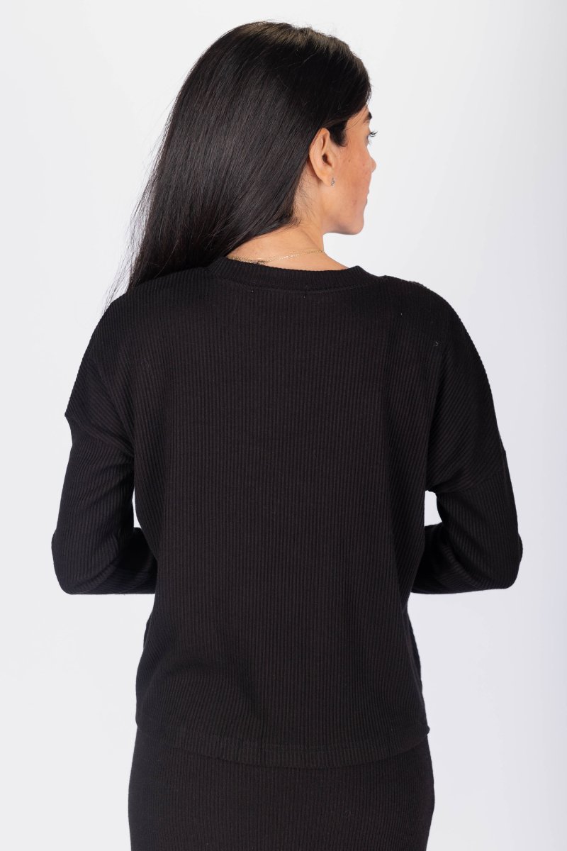Reese Shirt (Black) - Top - Yakira Bella