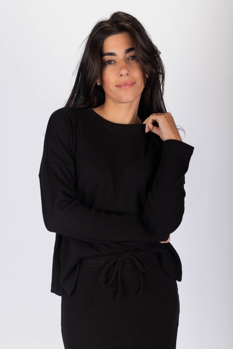 Reese Shirt (Black) - Top - Yakira Bella