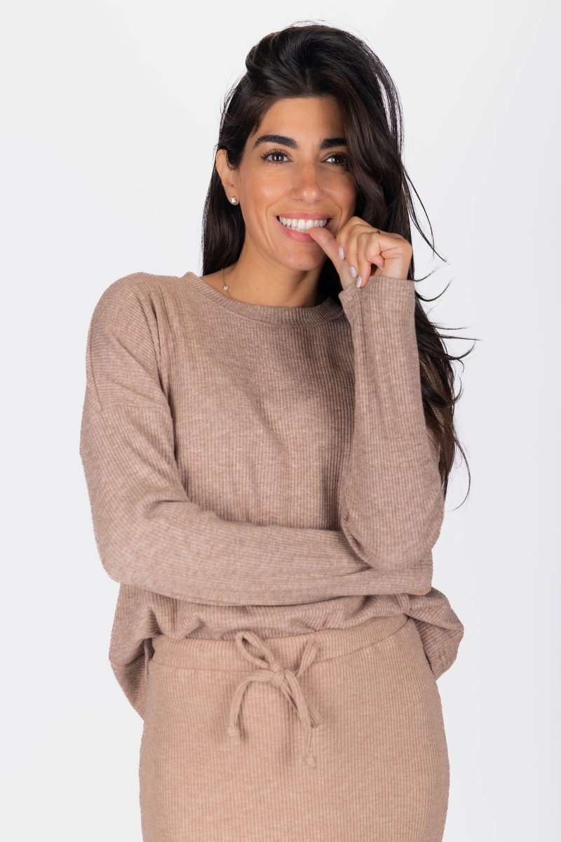 Reese Shirt (Brown) - Top - Yakira Bella
