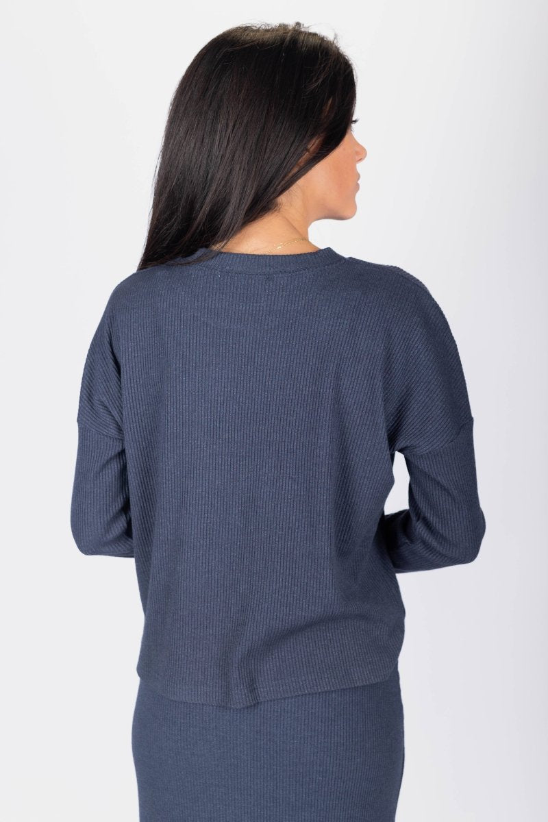 Reese Shirt (Navy) - Top - Yakira Bella