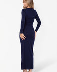 Regina Dress (Navy) - Dress - Yakira Bella