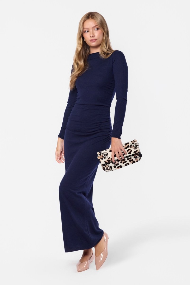 Regina Dress (Navy) - Dress - Yakira Bella