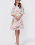 Reina Dress (White Flower) - Dress - Yakira Bella