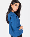 REMI TEE PLAIN (BLUE) - Top - Yakira Bella