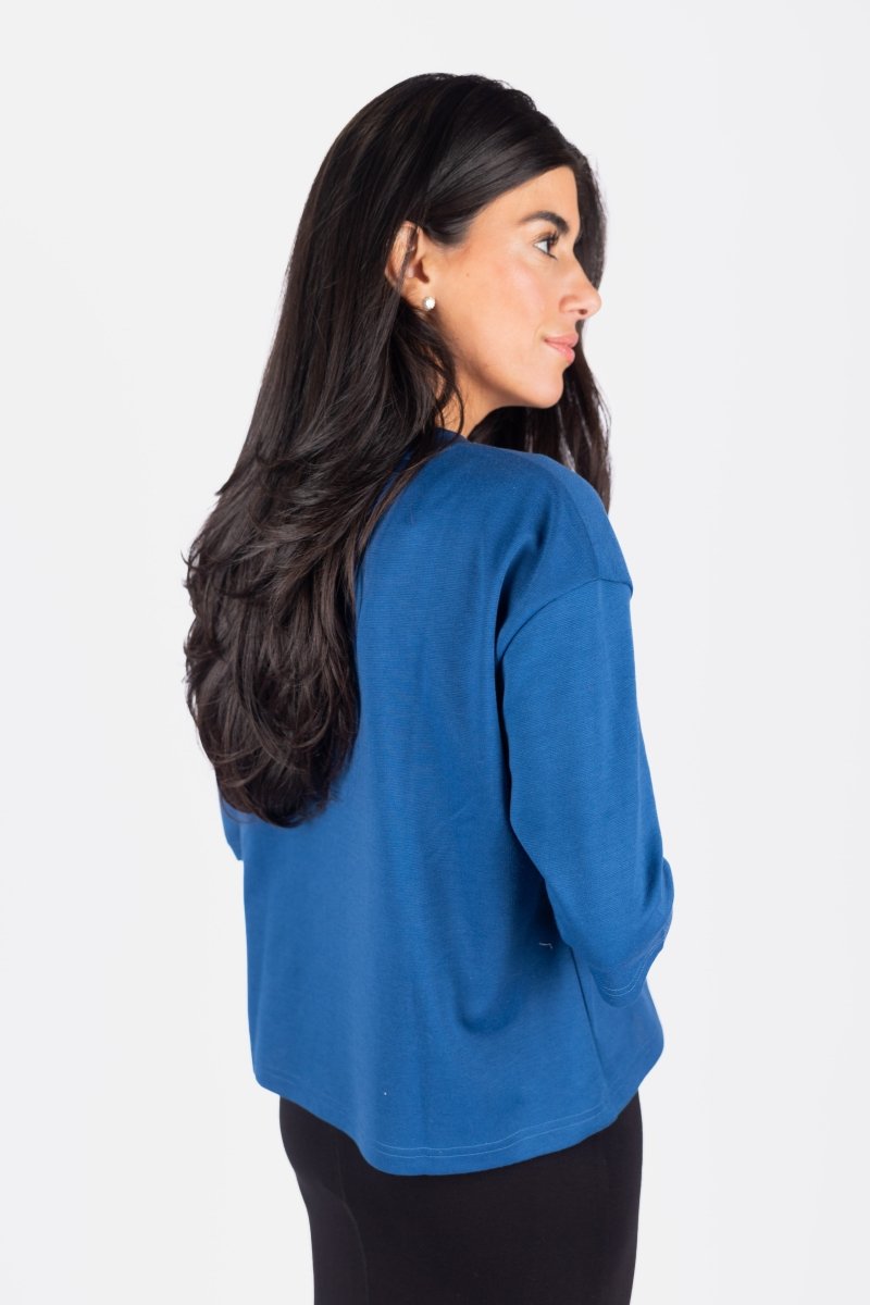 REMI TEE PLAIN (BLUE) - Top - Yakira Bella