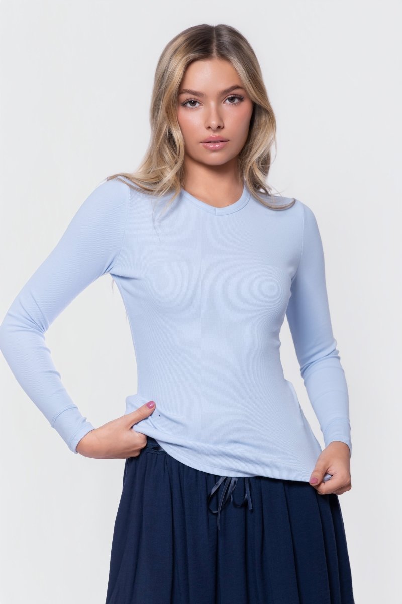 Rena Top (Baby Blue) - Top - Yakira Bella